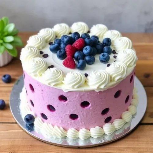 BLUEBERRY CAKE (1/2 KG)
